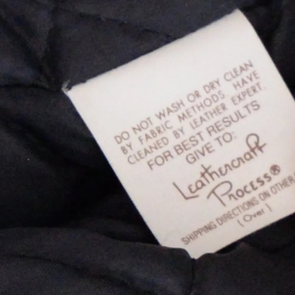 VTG Reed Sportswear Navy 100% Wool And Leather Detroit Police Supporter Jacket L - Picture 14 of 15